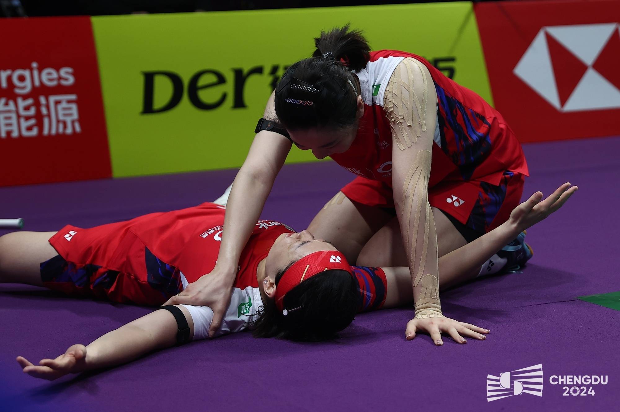 印尼羽毛球队鏖战法国羽毛球队，戴资颖爆发神勇